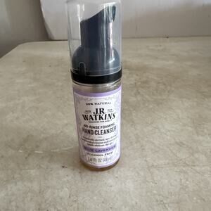 New J.R. Watkins No Rinse Foaming Hand Cleanser Blue Lavender 1.6 fl oz